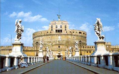 Замок Святого Ангела в Риме Италии